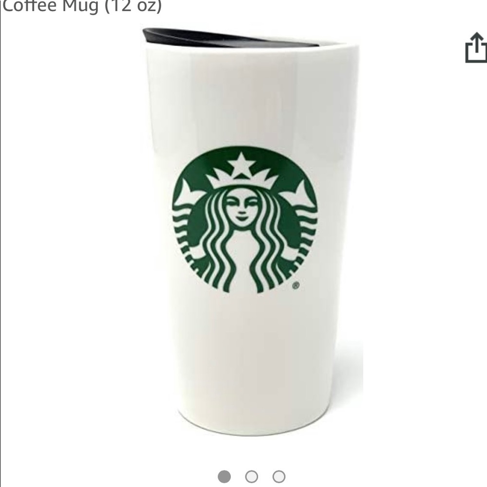 Starbucks 12 oz ceramic travel mug